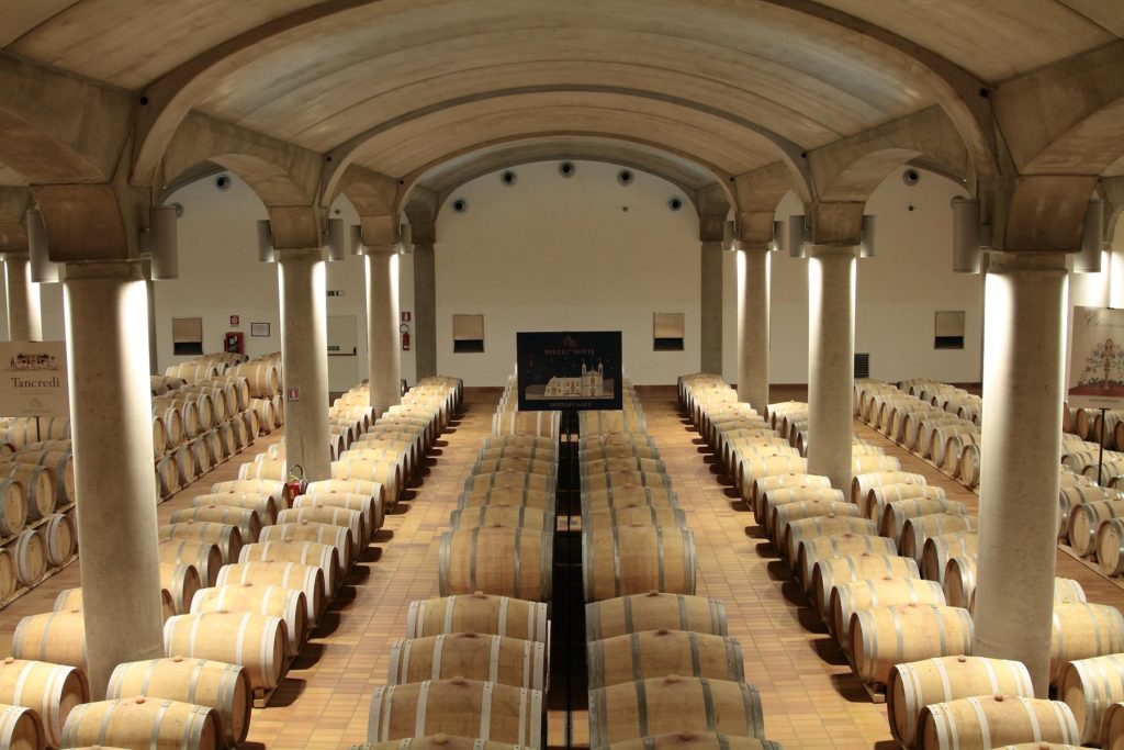Donnafugata barrel hall Sicily